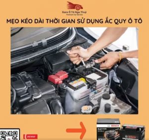 Mẹo kéo dài thời gian sử dụng ắc quy ô tô